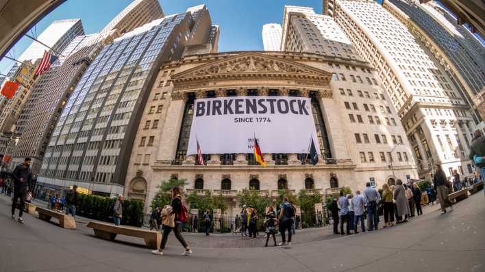Birkenstock an der New Yorker Börse